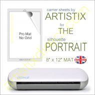 8" x 12" Carrier Sheet Cutting Mat For The Graphtec Silhouette Portrait Artistix