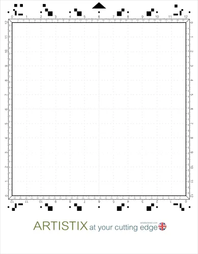 Artistix Pro DX 12 x 12 Carrier Sheet Cutting Mat For The Brother Scan N Cut ScanNCut