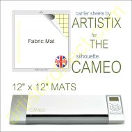 12" x 12" Fabric Carrier Sheet Cutting Mat For The Graphtec Silhouette Cameo Artistix