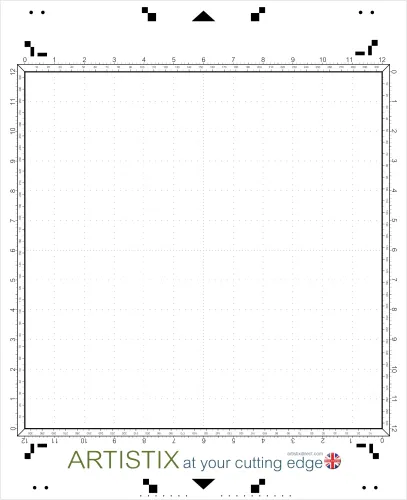 Artistix Pro CM 12 x 12 Carrier Sheet Cutting Mat For The Brother Scan N Cut ScanNCut